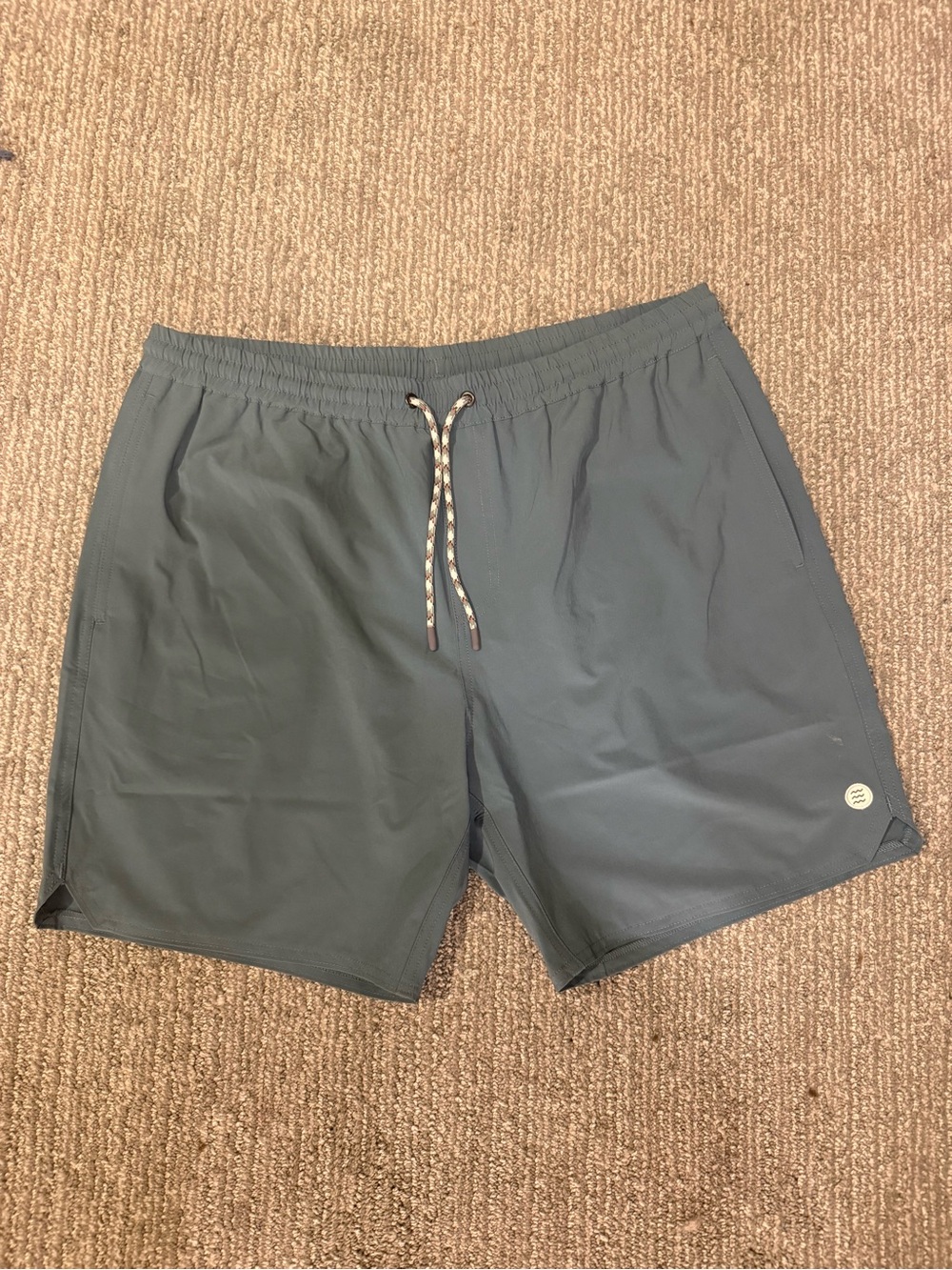 Free Fly Men’s Andros Trunk Swim Shorts Pacific Blue XL NWT UPF 50+